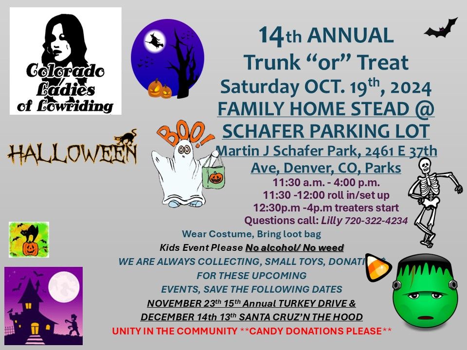 CO. Ladies of Lowriding 14th Annual Trunk or Treat