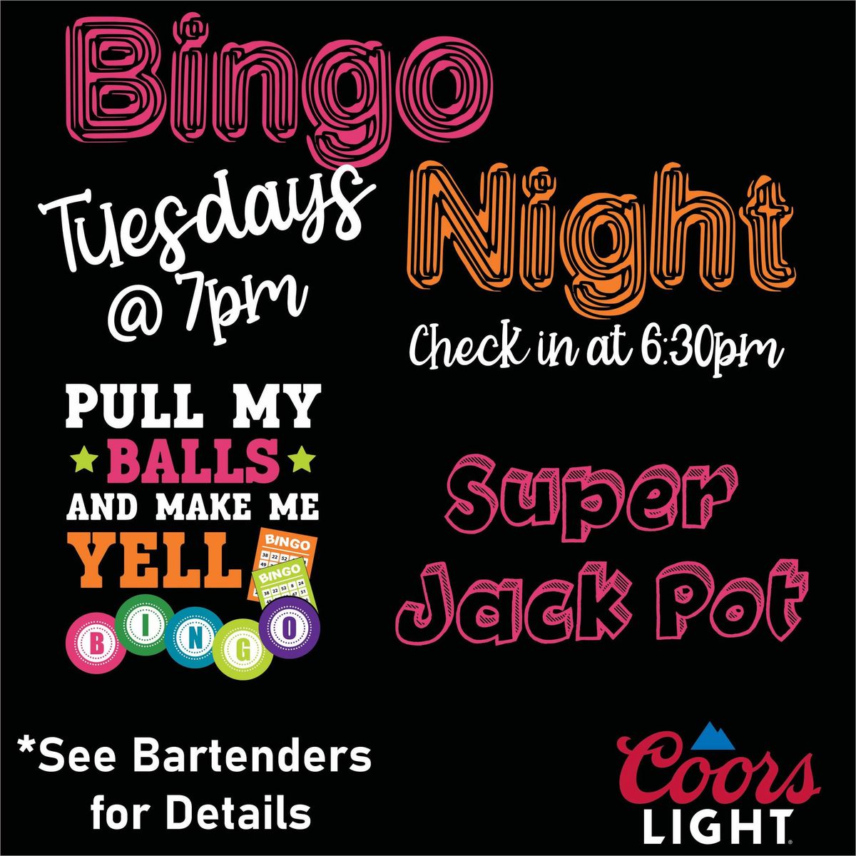 KoKoMo Bingo Tuesdays