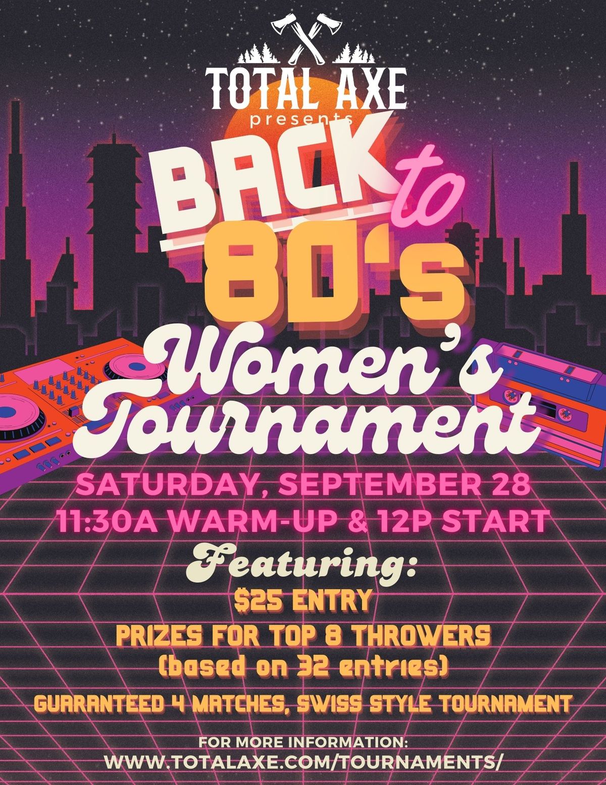 Back to the 80's Women's Tournament