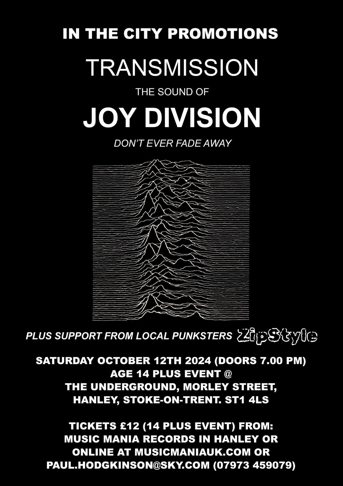 TRANSMISSION The Sound Of Joy Division 