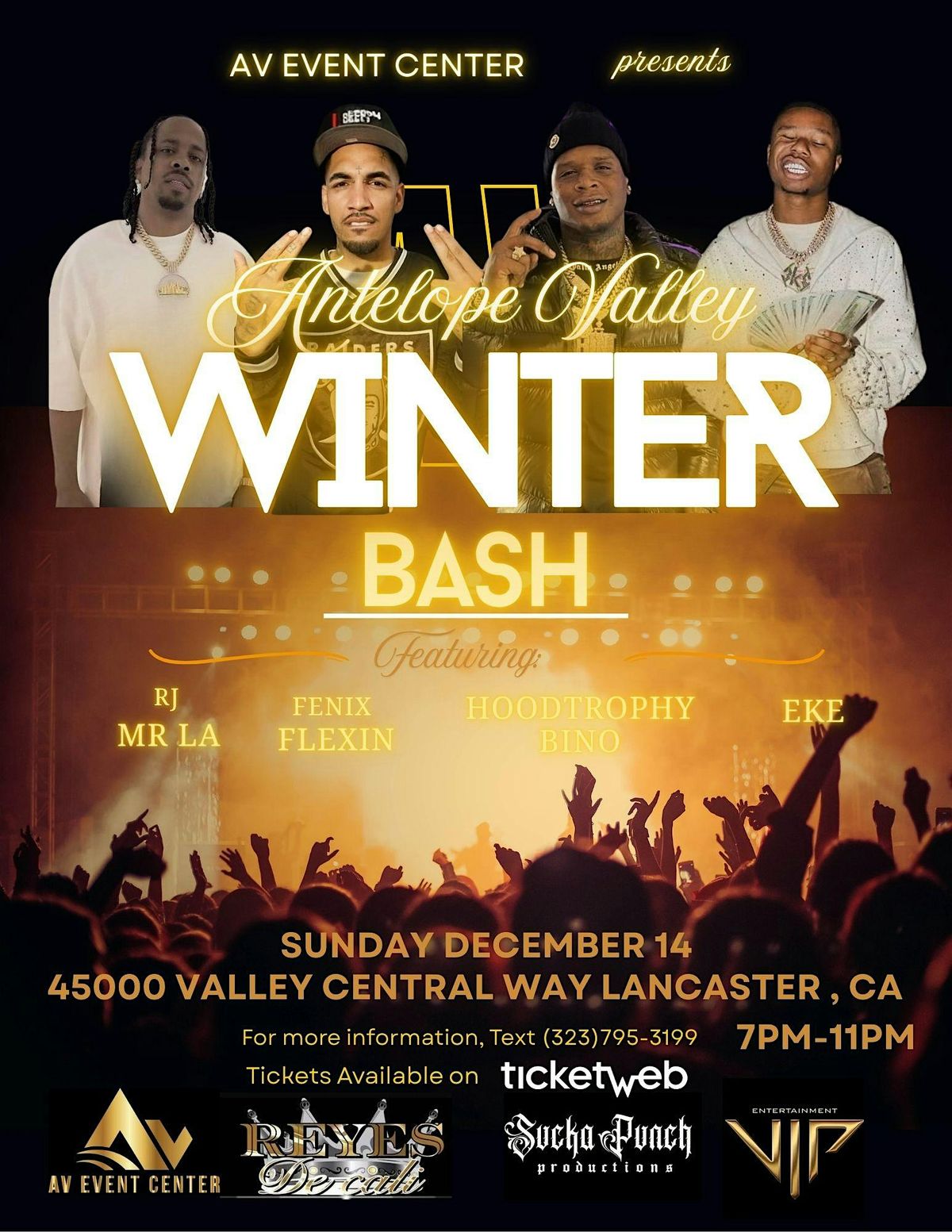AV WINTER BASH "FENIX FLEXIN, RJMRLA, EKE & MORE