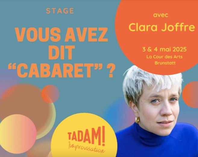 Stage d'improvisation - "Vous avez dit Cabaret ?"