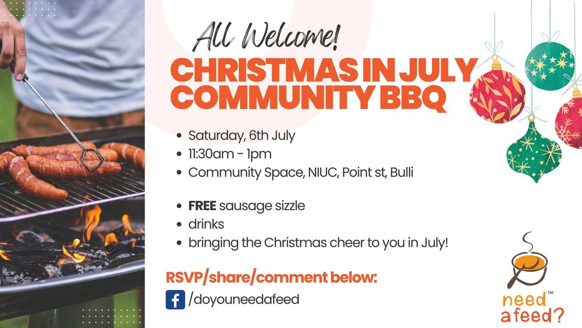 Community BBQ - Christmas in July