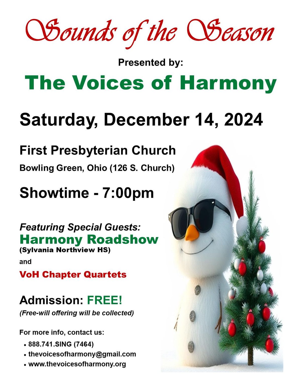 VoH Sounds of the Season 2024