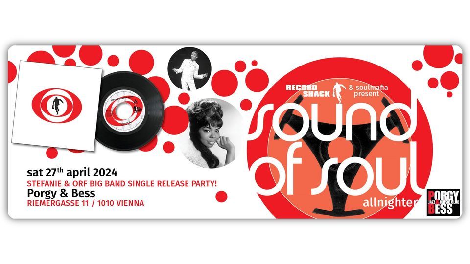 SOUND of SOUL April '24 Edition \u2026STEFANIE & ORF BIG BAND SINGLE RELEASE PARTY!