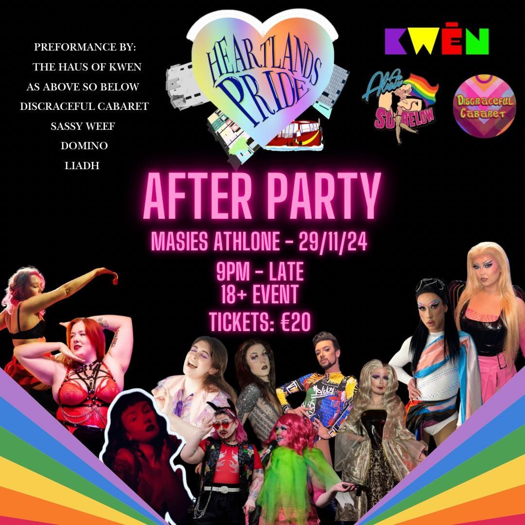 Heartlands Pride Official After Party \ud83e\udea9\ud83c\udff3\ufe0f\u200d\ud83c\udf08\ud83c\udff3\ufe0f\u200d\u26a7\ufe0f