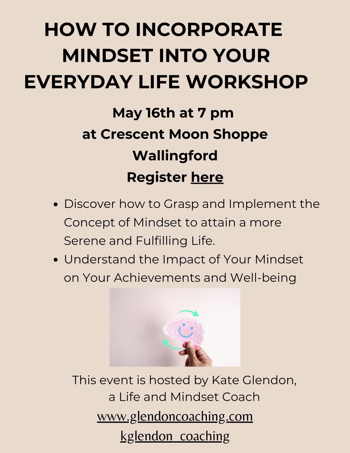 How To Incorporate Mindset Into Your Everyday Life Workshop