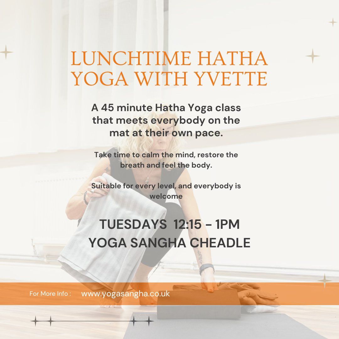 Tuesday Lunchtime Hatha Yoga