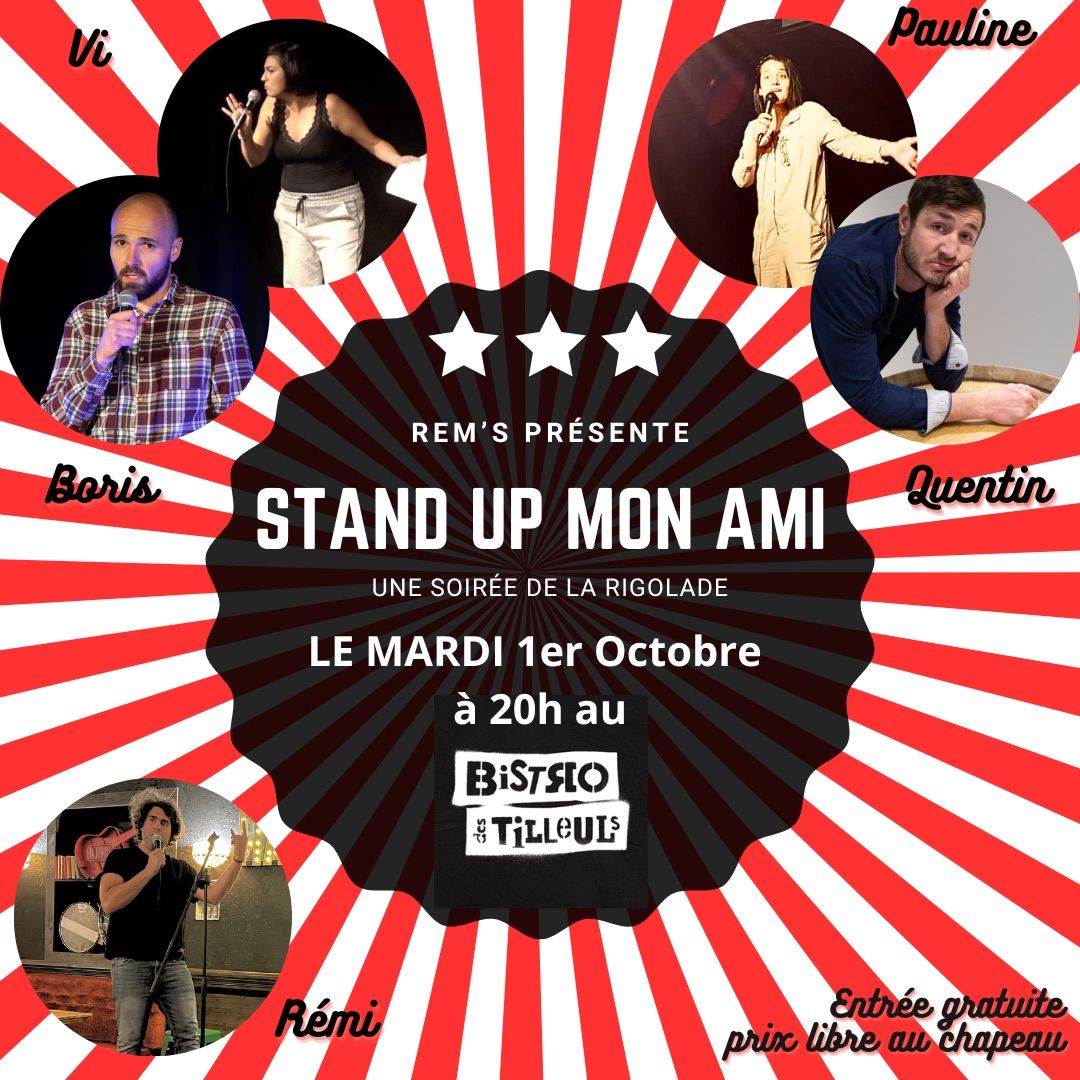 STAND-UP MON AMI! #5 _ une soir\u00e9e de la rigolade au Bistro des Tilleuls