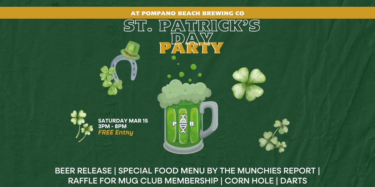 St. Patrick's Day Party at Pompano Beach Brewing