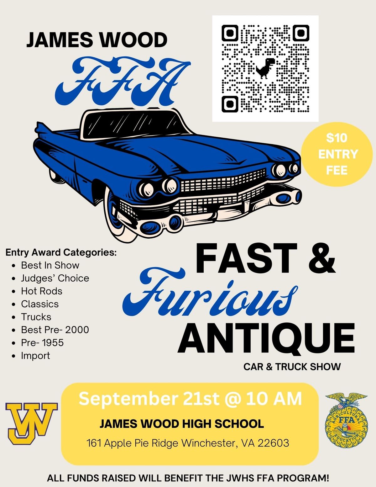 James Wood FFA Fast & Furiouse Antique Car & Truck Show