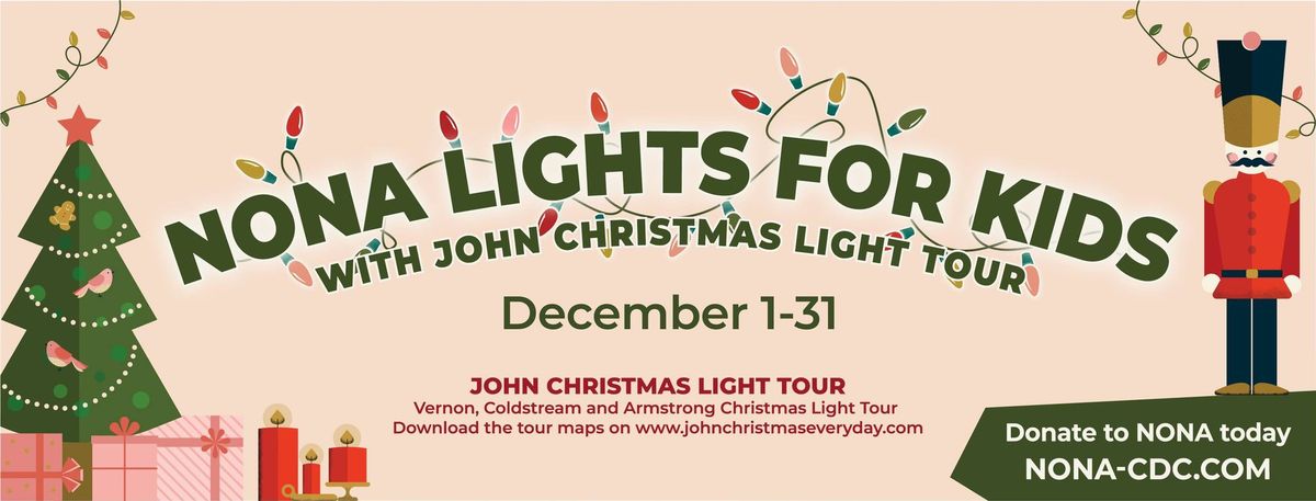 NONA Lights for Kids with the John Christmas Light Tour 2024