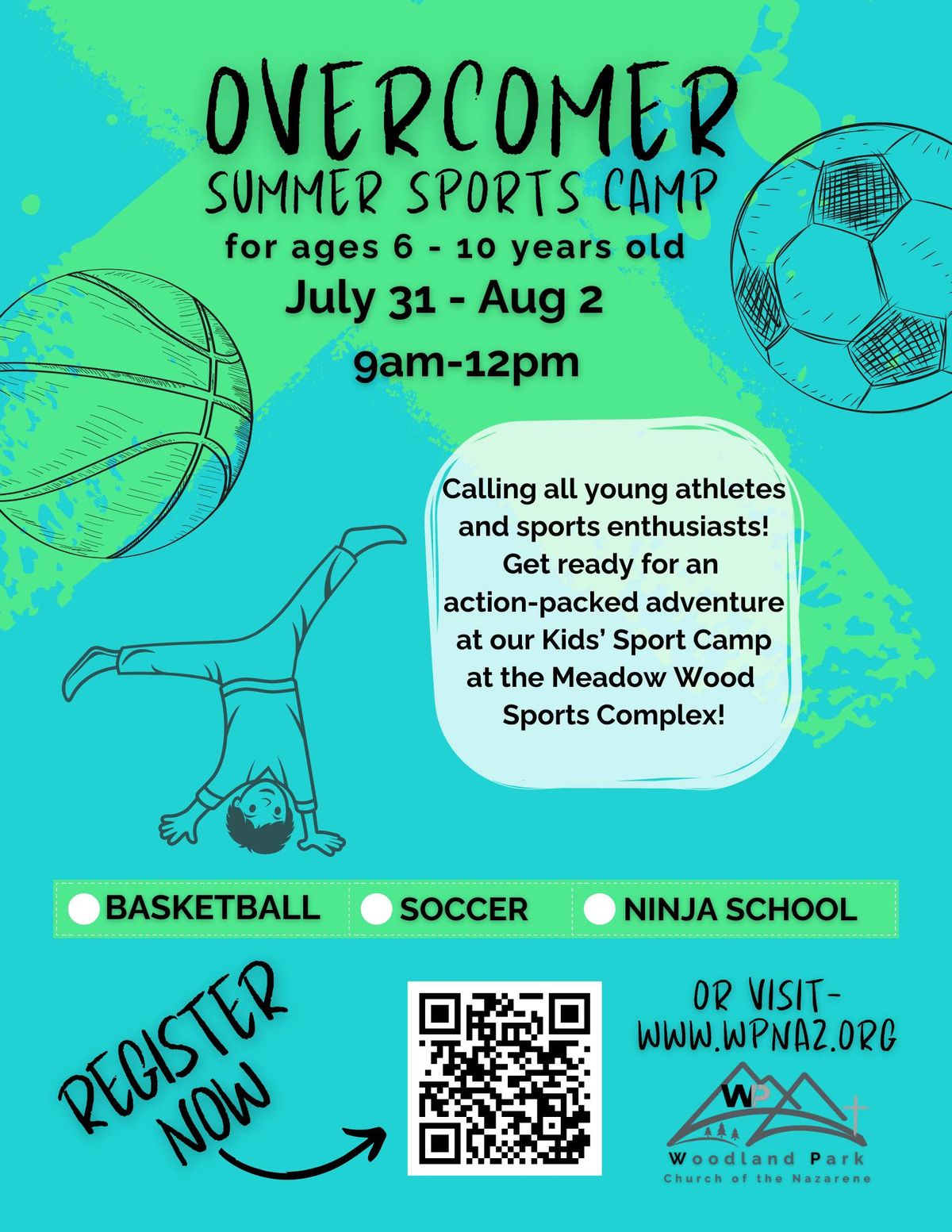 OVERCOMER SUMMER SPORTS CAMP