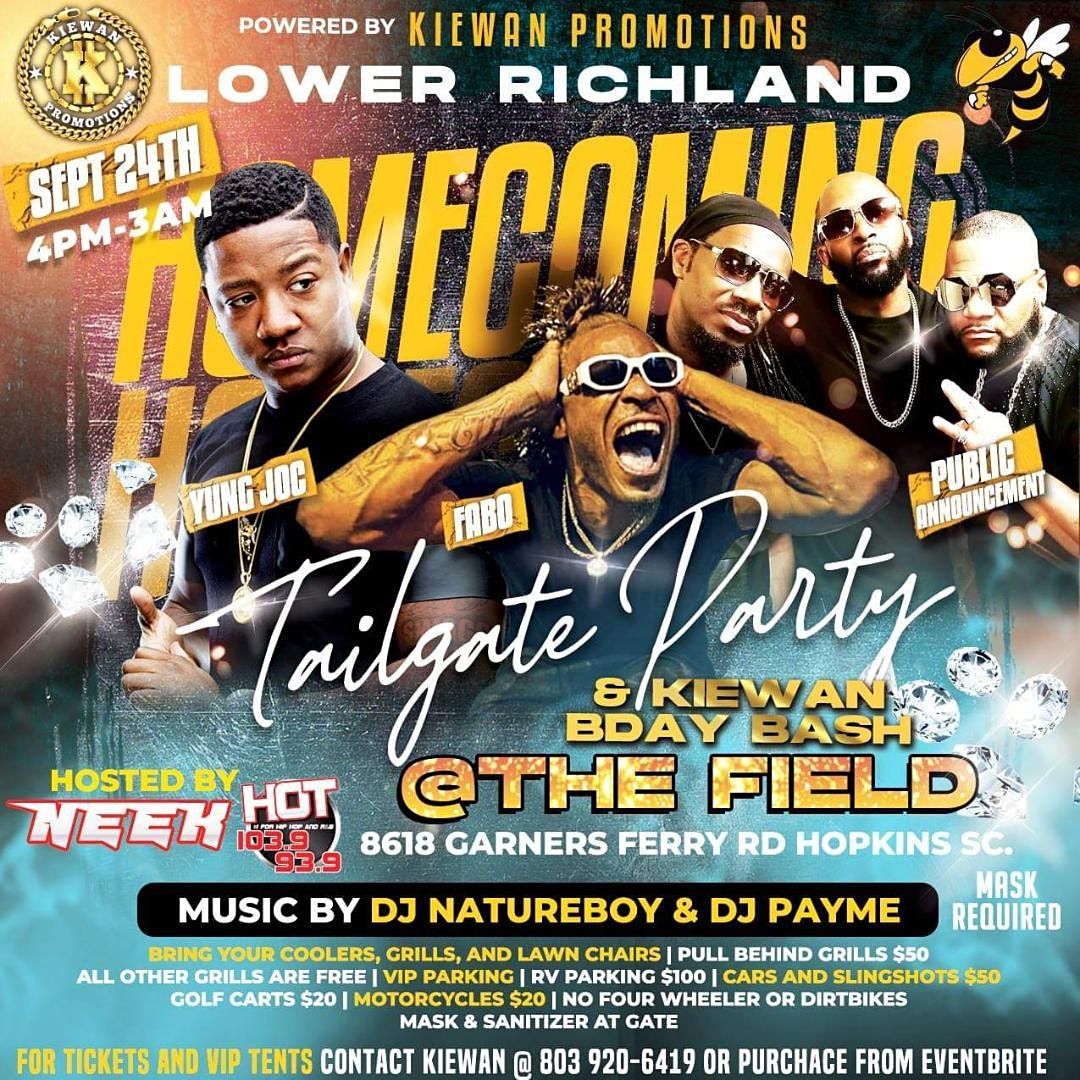 LOWER RICHLAND HOMECOMING TAILGATE PARTY