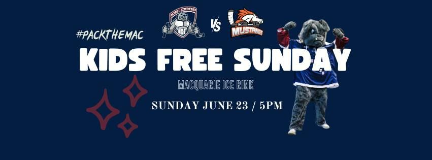 Sydney Ice Dogs vs Melbourne Mustangs - Kids Free Sunday