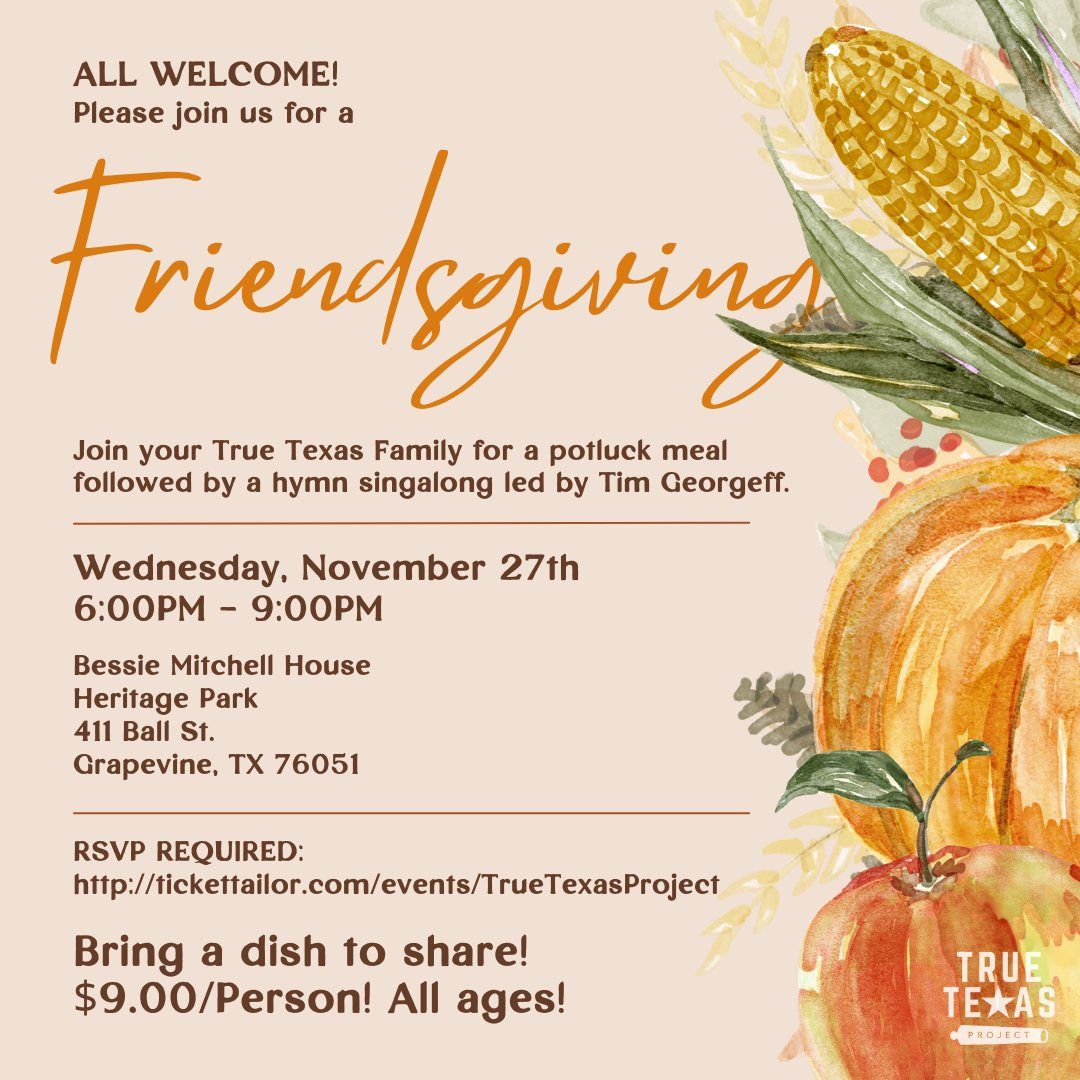 Friendsgiving Potluck & Hymn Sing