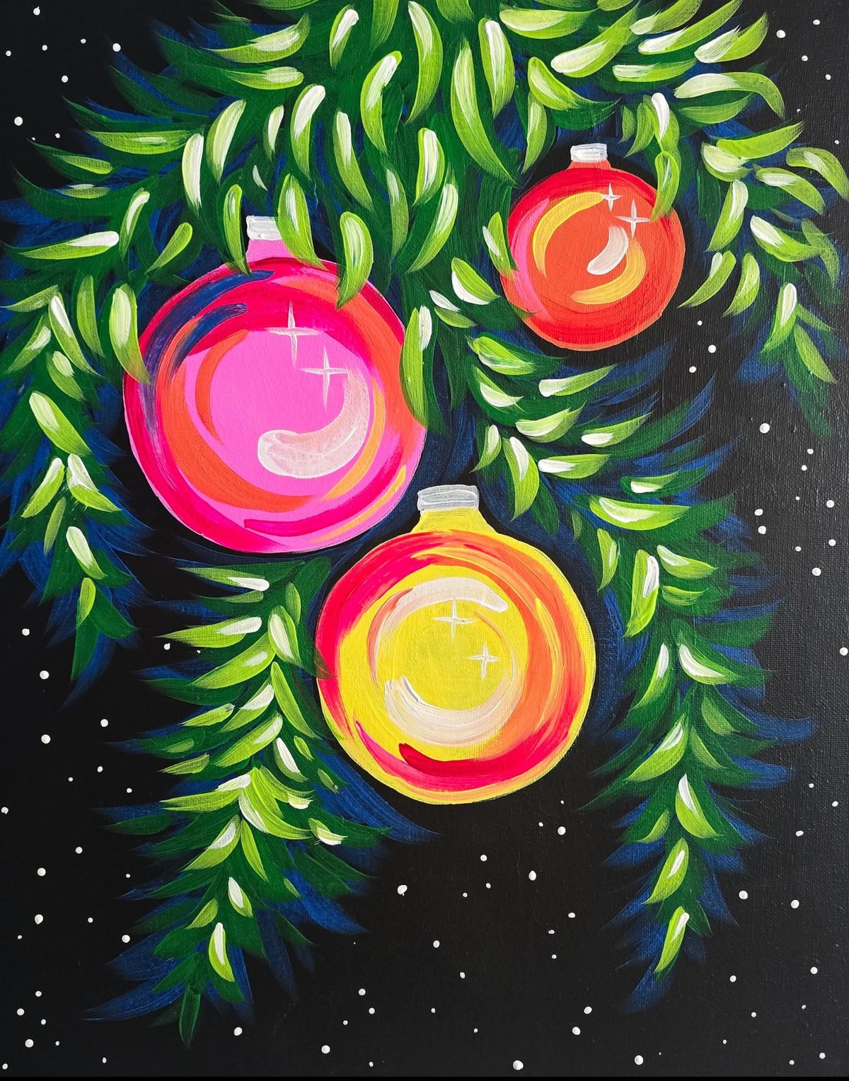 "Holly Jolly Branches" Paint & Sip