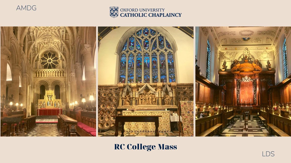 RC College Mass - St Catz