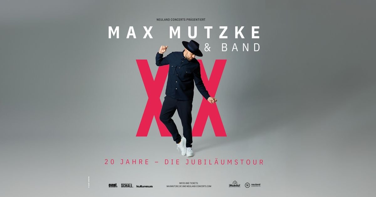 AUSVERKAUFT: Max Mutzke & Band \u2022 Prinzregententheater, M\u00fcnchen \u2022 16.11.2024