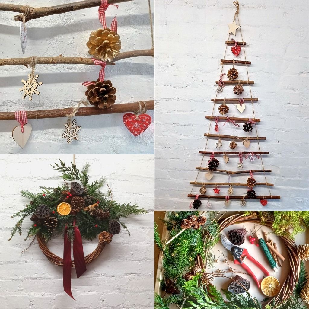 Thurs 5th Dec 24 Christmas Willow Wreath or Tree Workshop Cove Burgh Hall