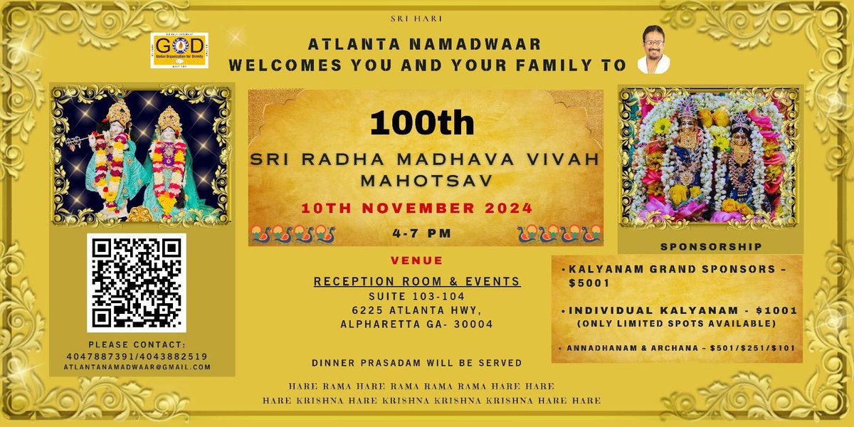 100th Radhakalyanam