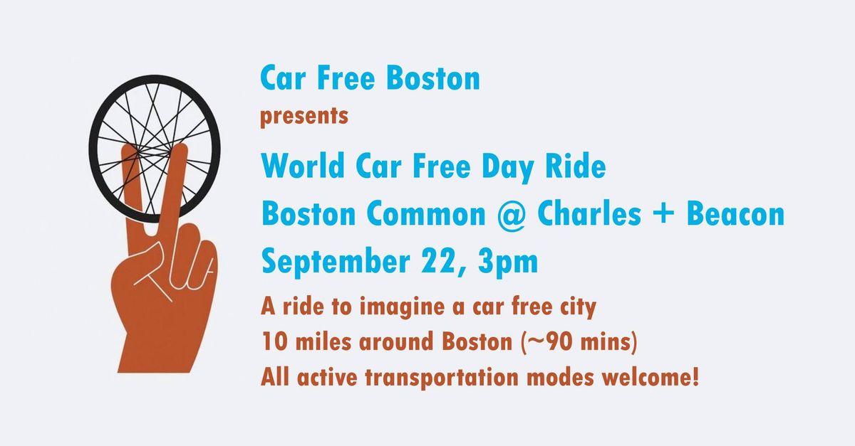 World Car Free Day Ride