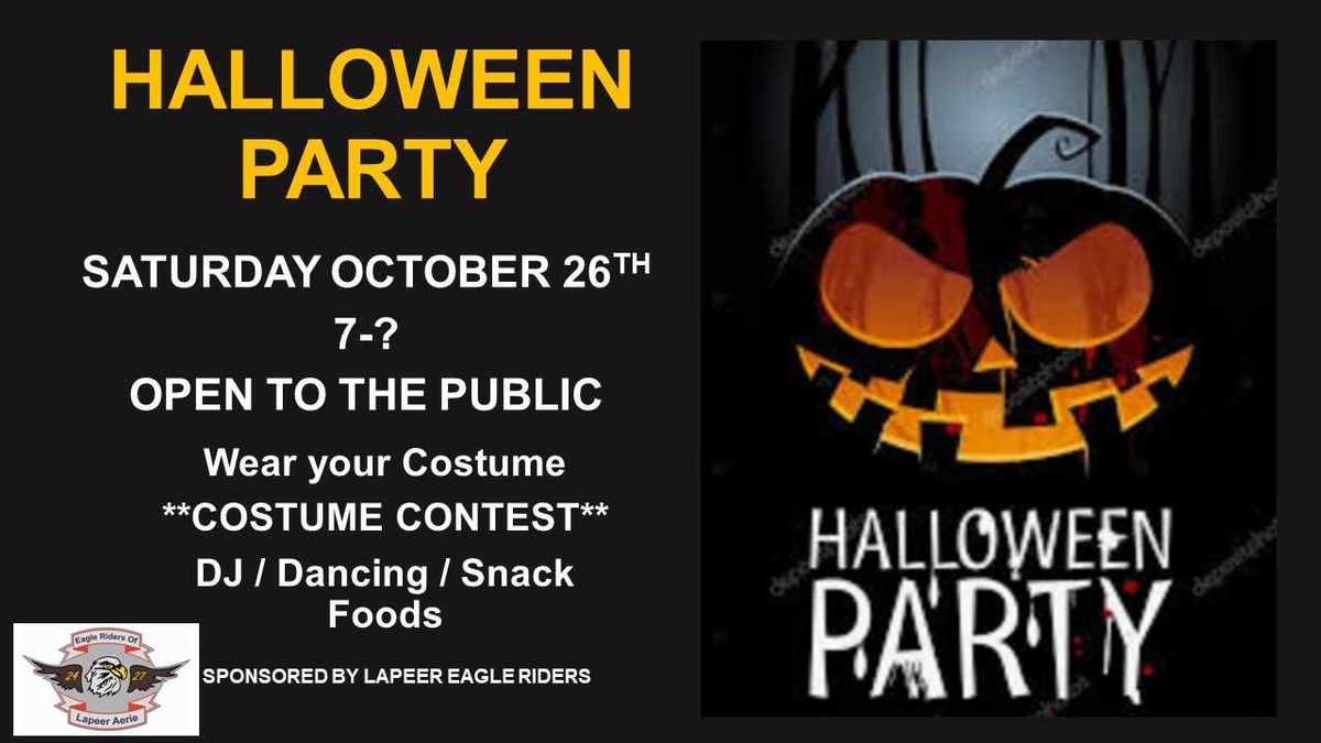 Adult Halloween Party - Lapeer Eagle's