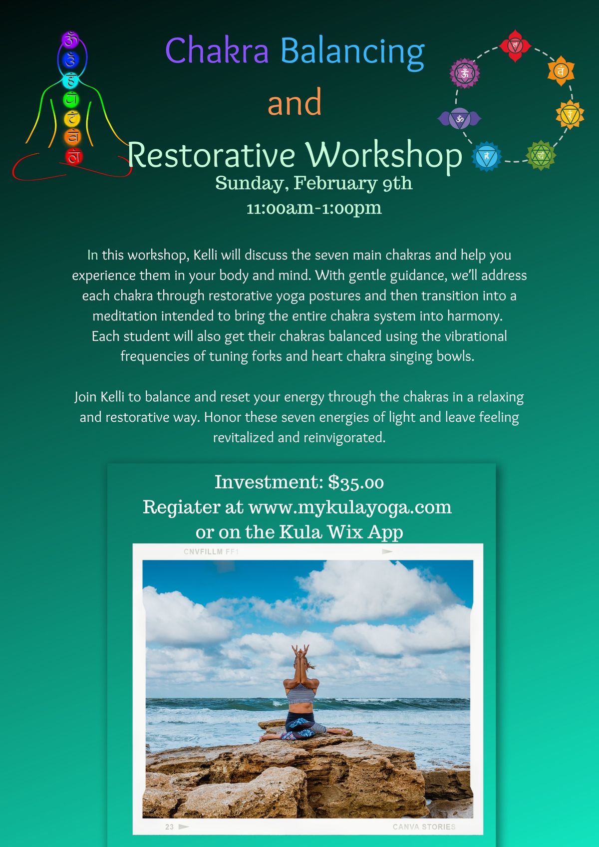 Chakra Balancing and Restorative Workshop