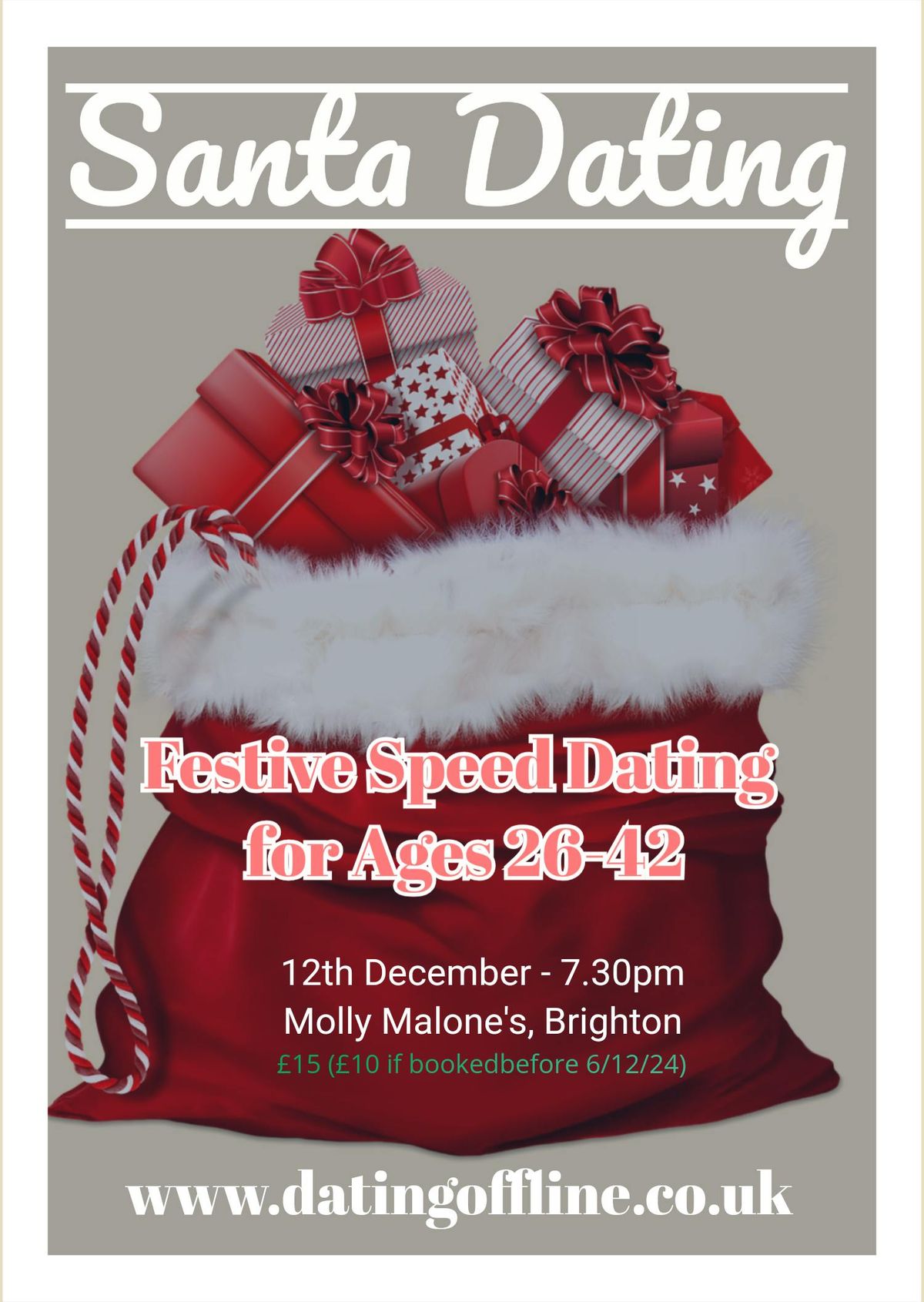 Santa Dating \ud83c\udf85 (Festive Speed Dating for Ages 26-42)\ud83c\udf84 