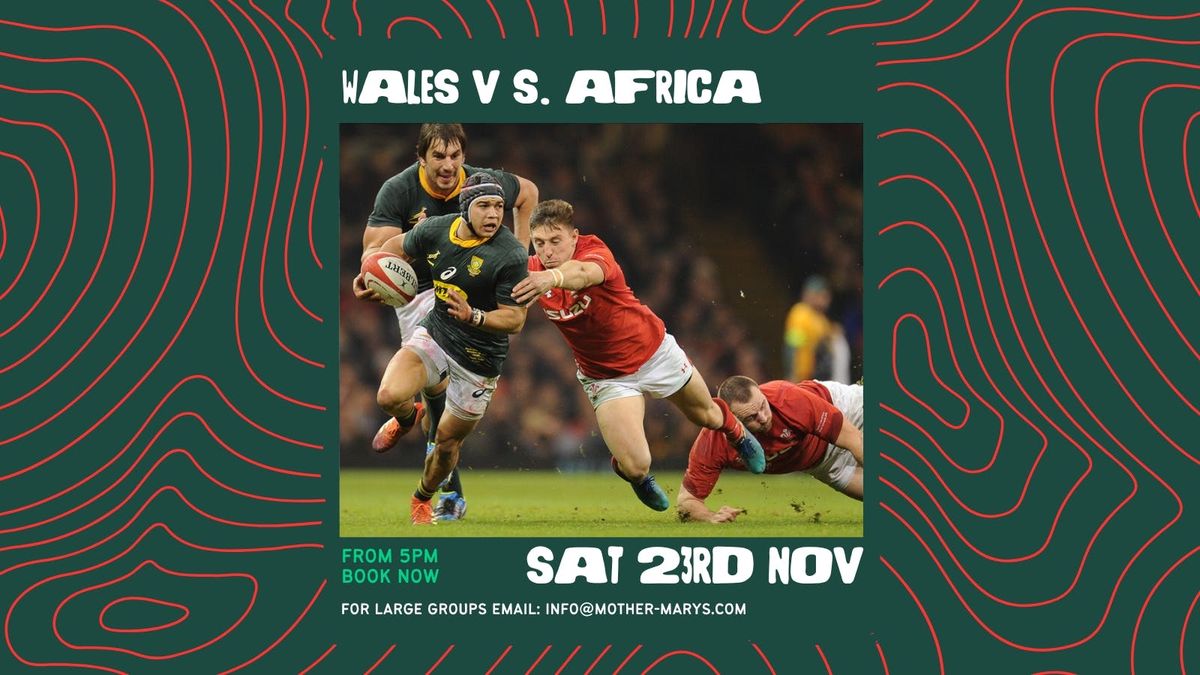 WALES V SOUTH AFRICA 