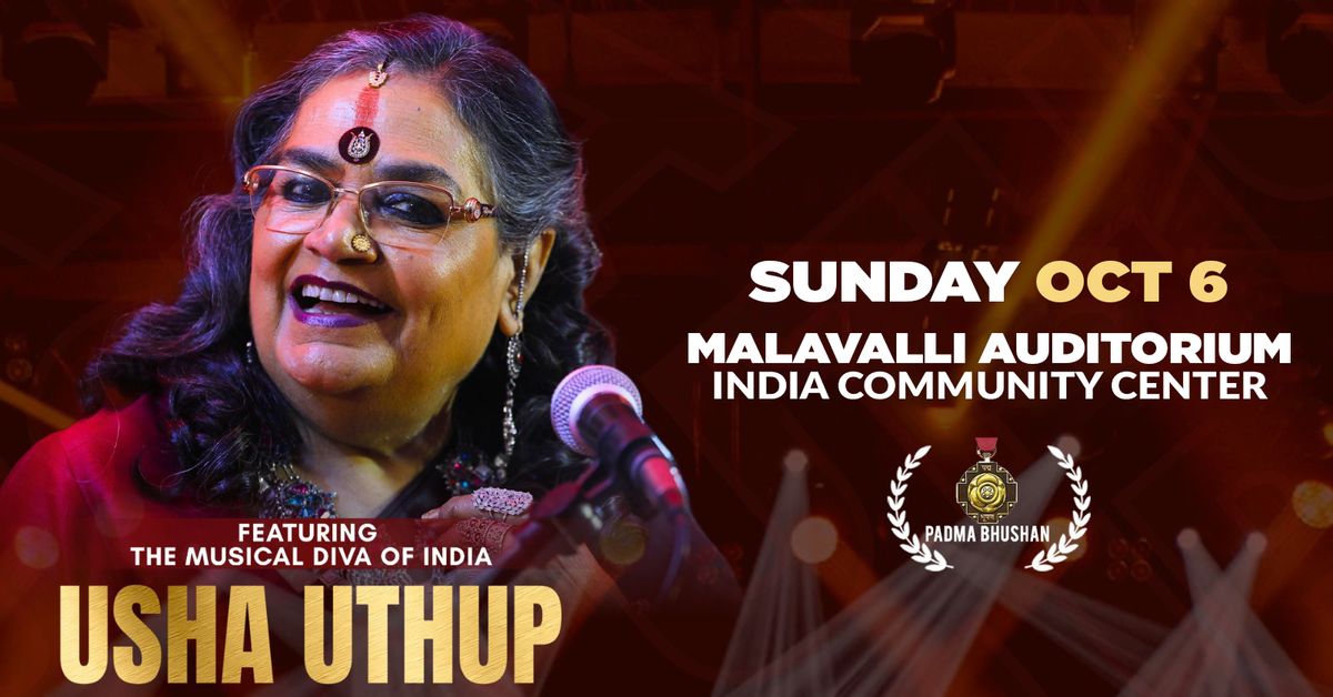 Padma Bhushan Usha Uthup: 60 Years of Musical Magic Live in Concert