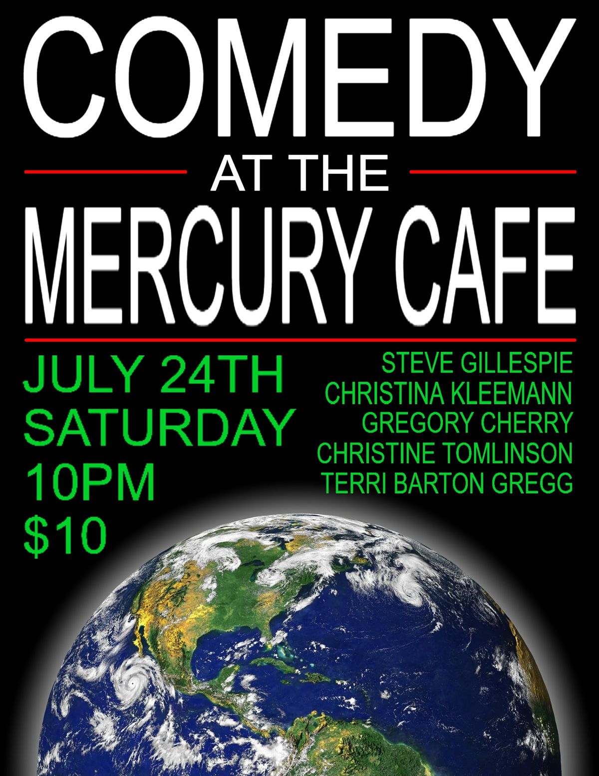 Comedy at the Mercury Cafe