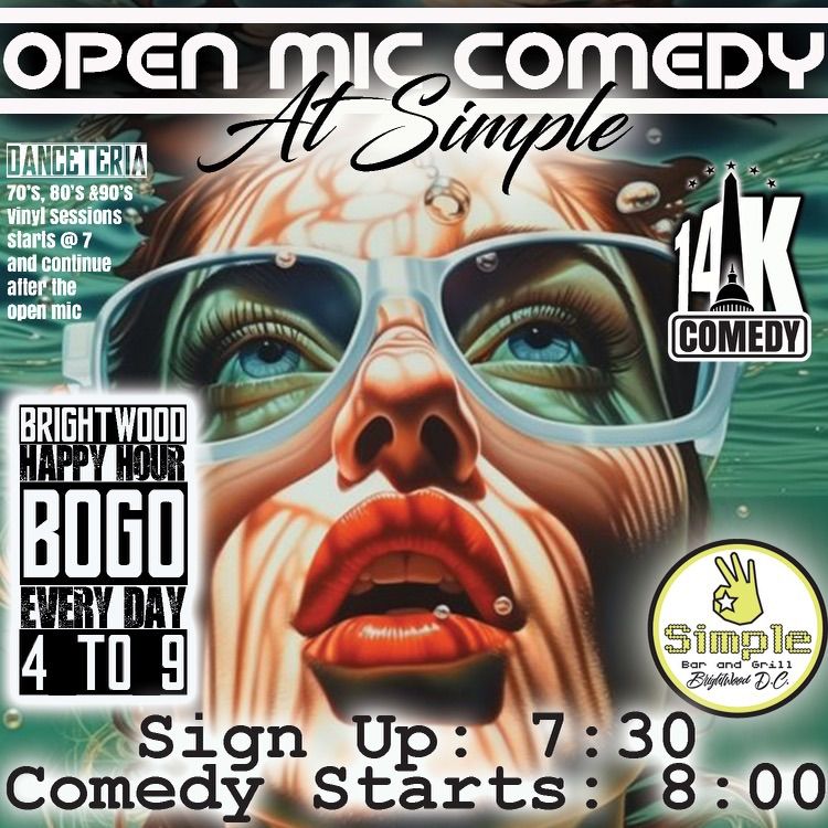 Comedy Open Mic and Vintage Beats