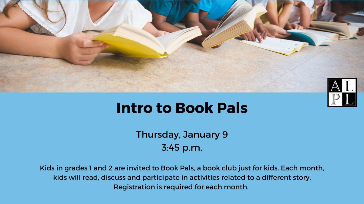 Intro to Book Pals