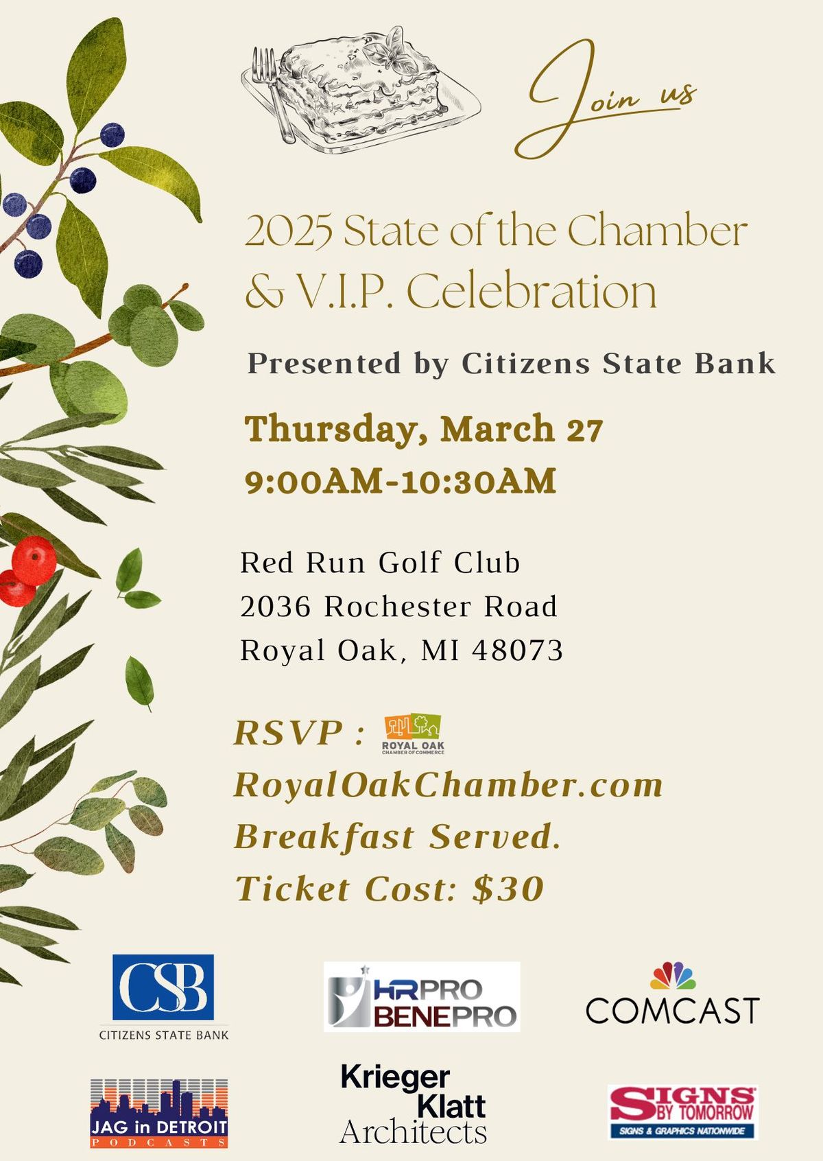 2025 State of the Chamber & V.I.P Celebration