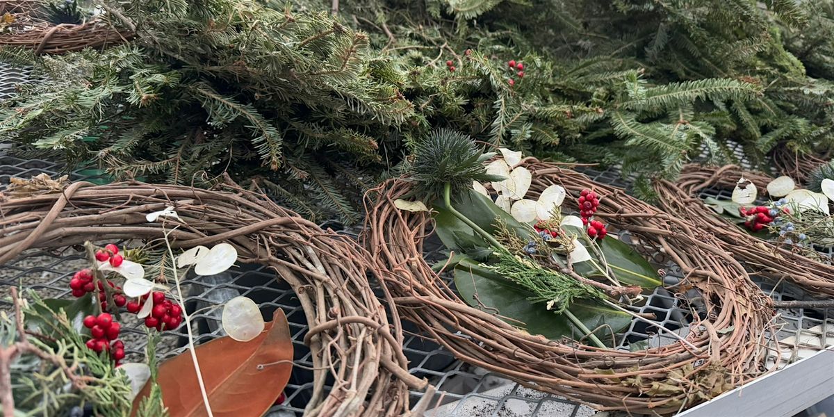 Art in the Garden: Evergreen Arrangements