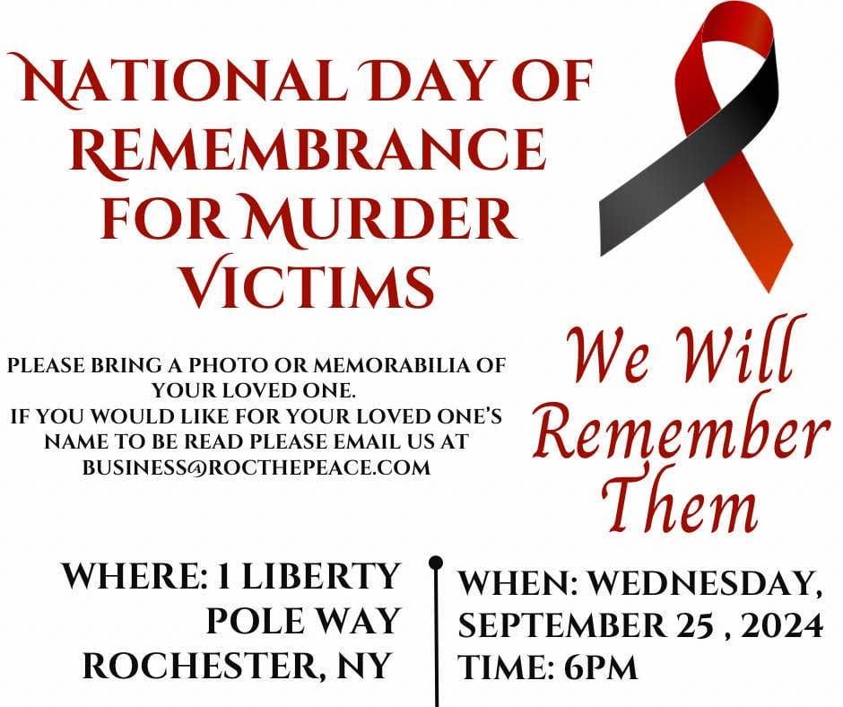 The National day of Remembrance for Murder Victims