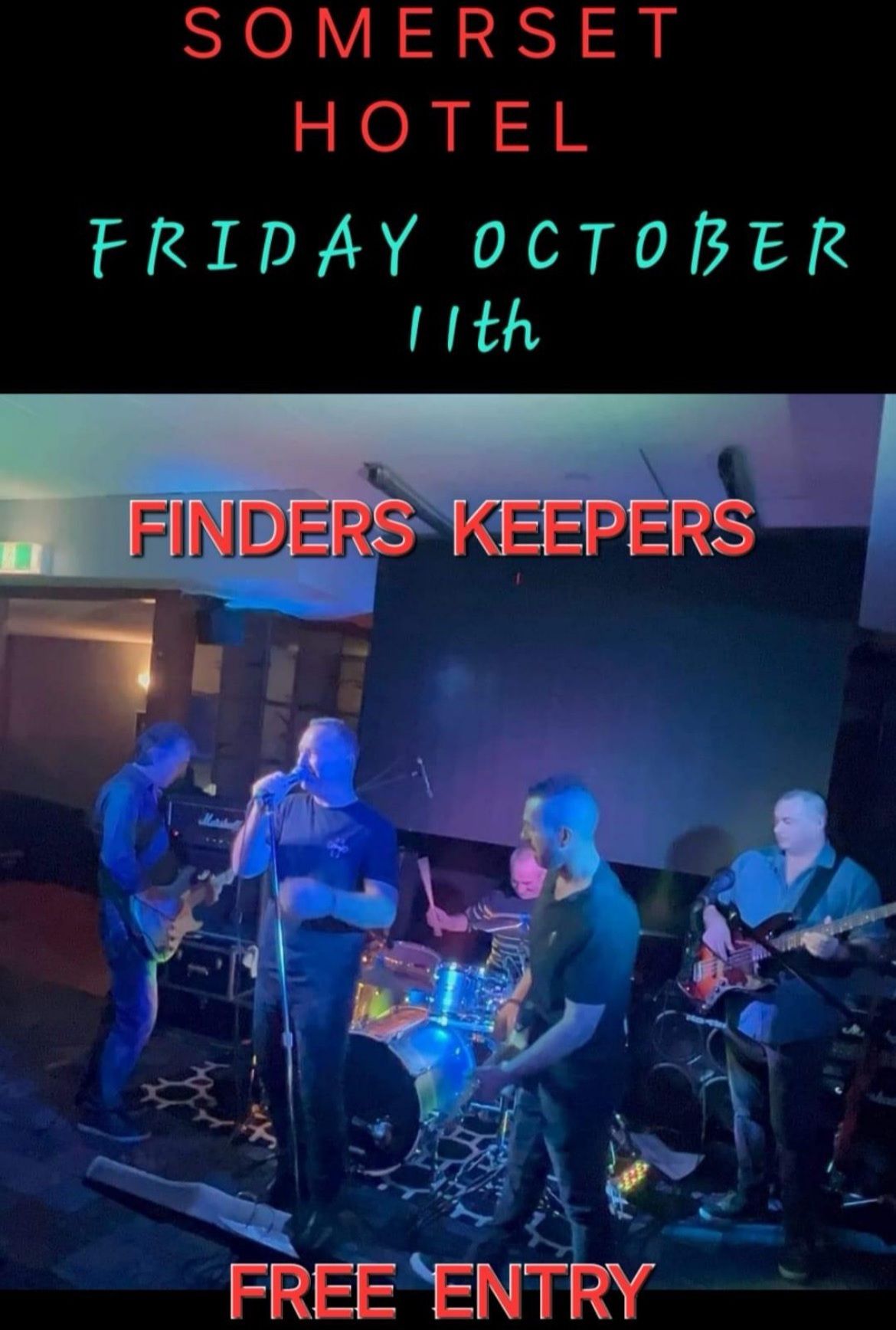 LIVE BAND FINDERS KEEPERS 