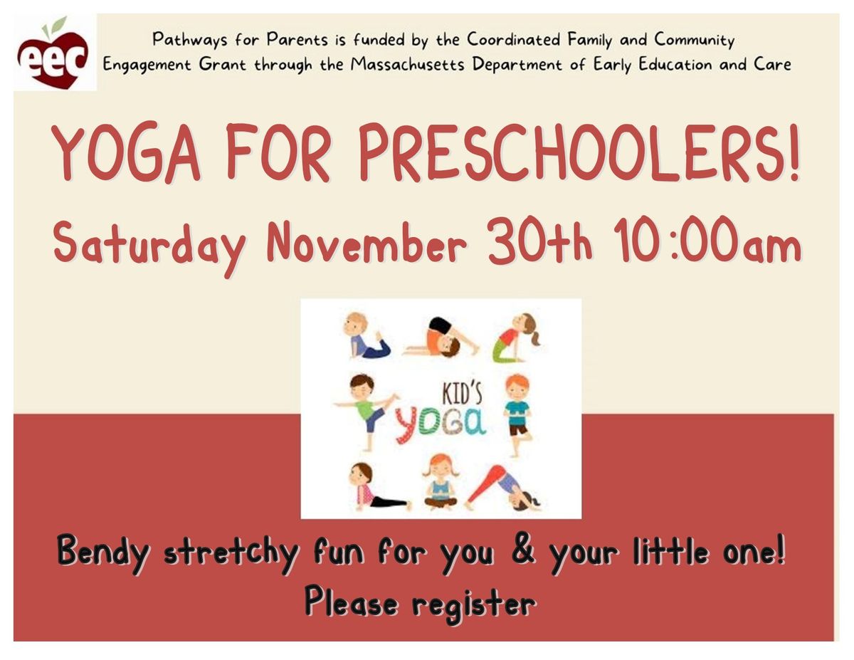 Yoga For Preschoolers!