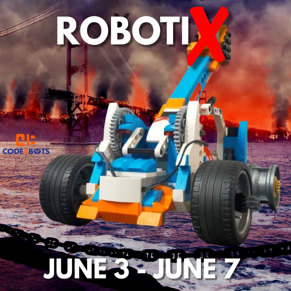 Code4Bots RobotiX Full-Day Summer Camp