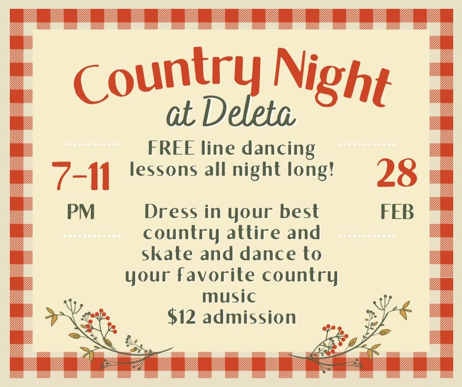 Country Dance & Skate Night