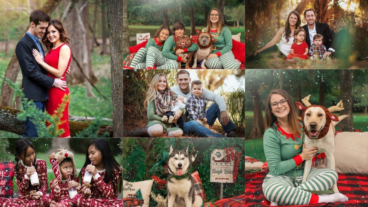 Christmas Pet & Family Mini Photoshoots | $126 | Savannah, GA