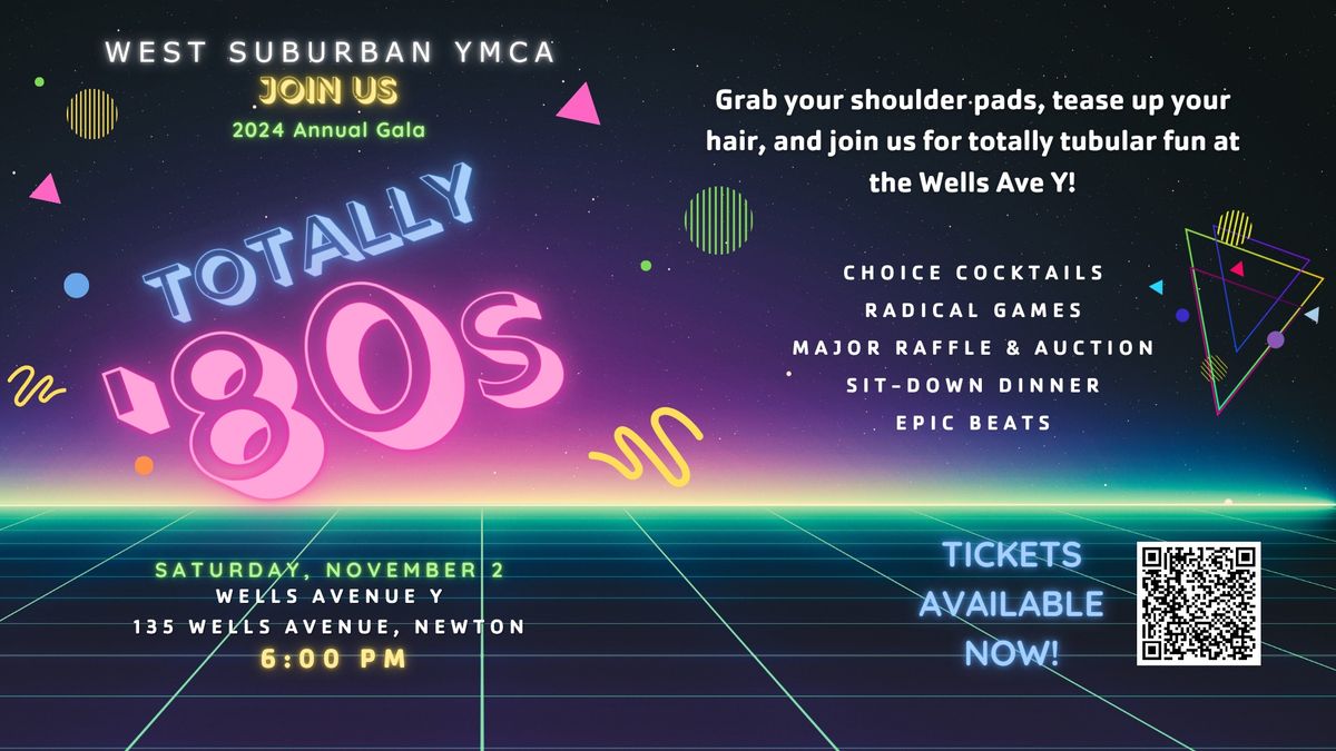 WSYMCA 2024 Annual Gala Totally 80s