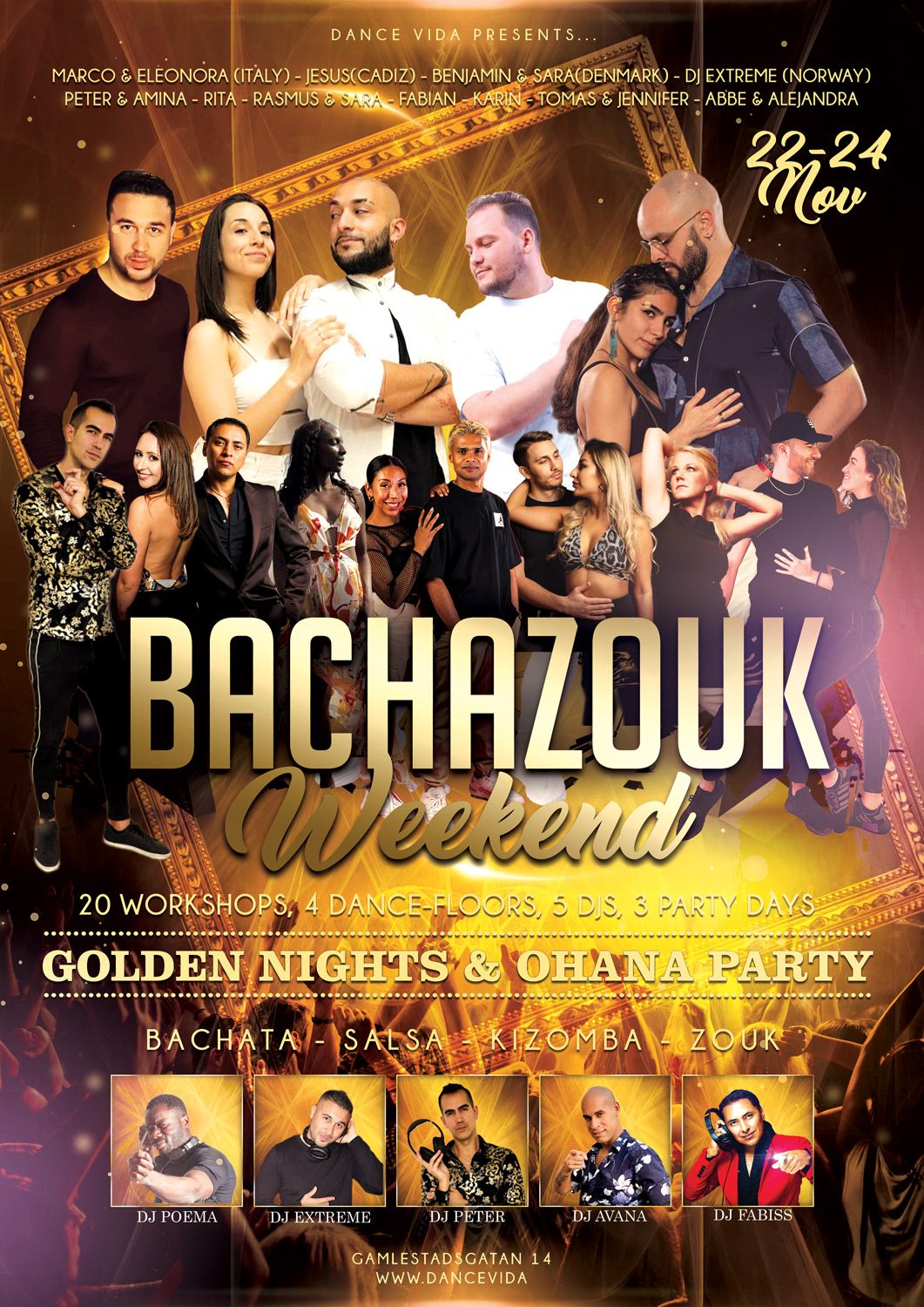 Golden Nights BachaZouk Weekend! First edition! 2024