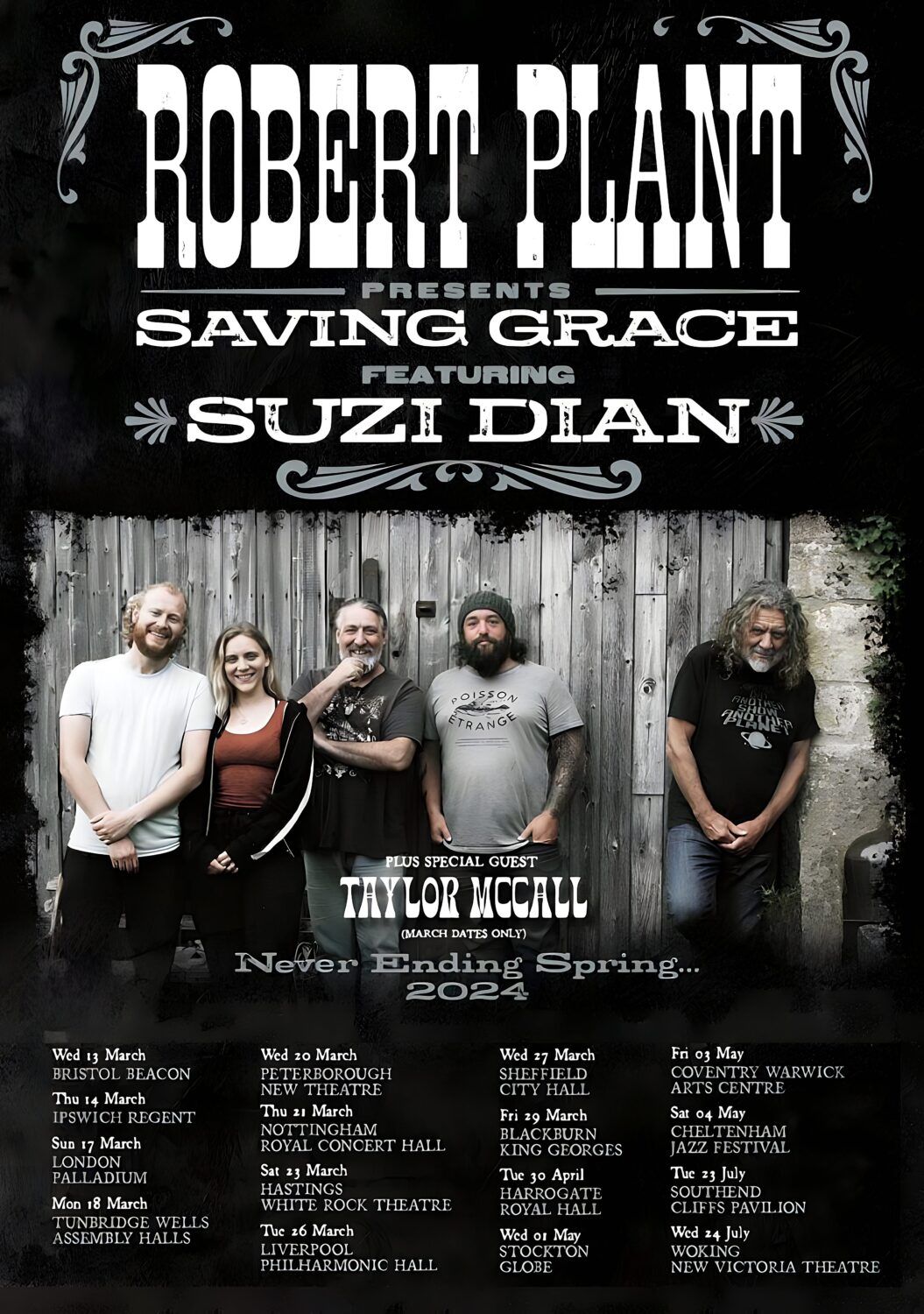 Robert Plant presents Saving Grace Woking Tickets