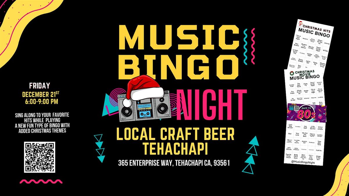 Christmas Music Bingo Night @ LBC Tehachapi