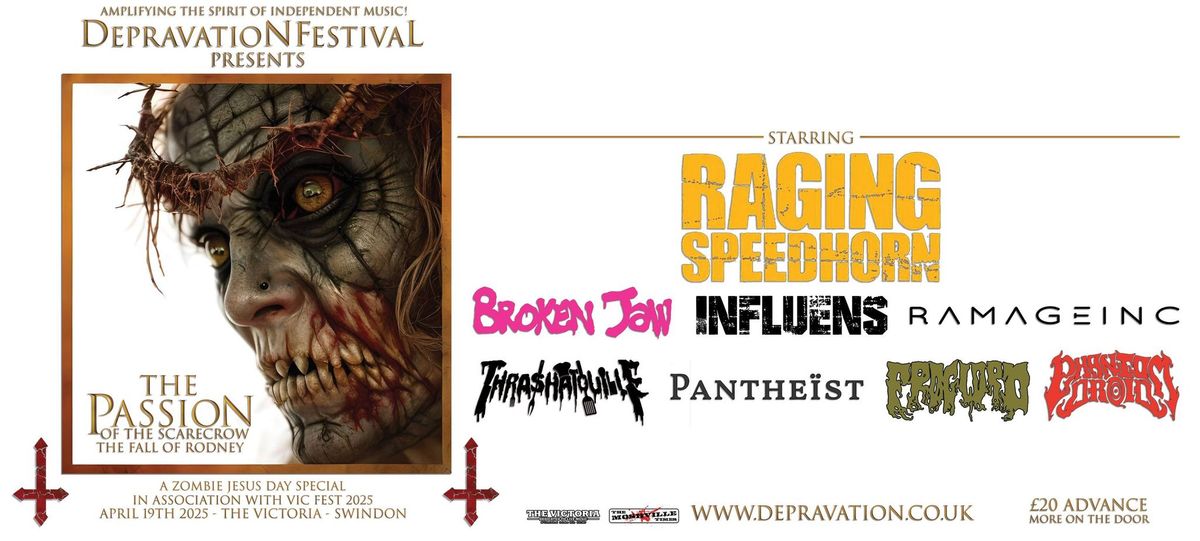 Depravation Festival Presents Raging Speedhorn and friends