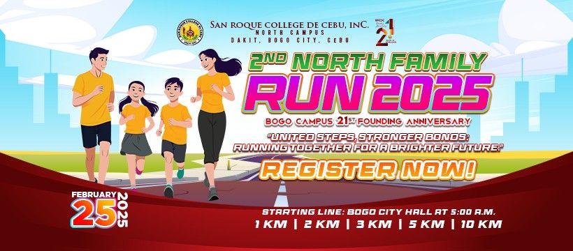 2nd North Family Run 2025 in celebration of SRCDC Bogo Campus 21st Founding Anniversary