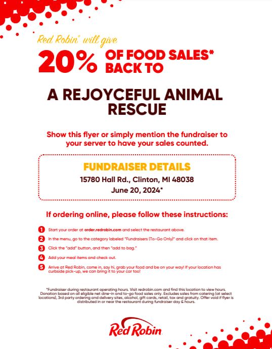 Red Robin Dine and Donate