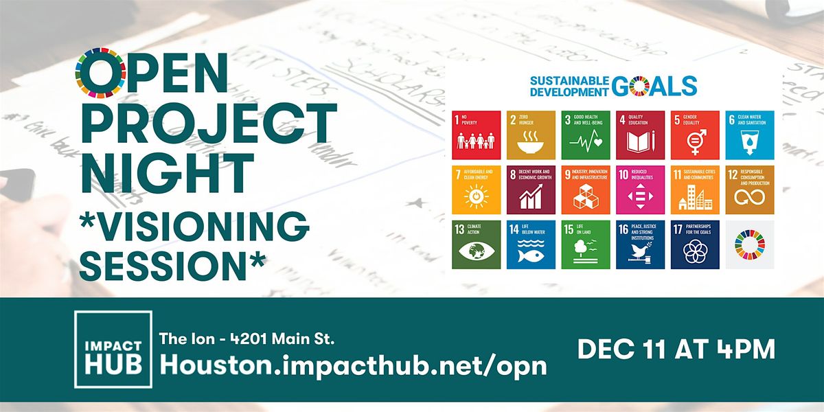 Open Project Night Houston: Visioning Session
